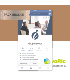 Gestión de redes sociales - Pack Bronce